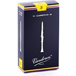 Vandoren Traditional #3 Clarinet Reeds (10 Bx)