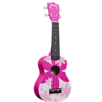 Amahi Tropical Series Pink Flower Soprano Ukulele