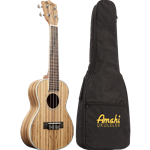 Amahi Classic Zebrawood Soprano Ukulele