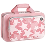 Grafix Clarinet Case, Pink Stars
