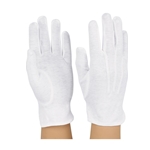 Cotton Gloves, White Small