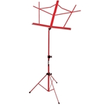 Folding Music Stand with Bag, Red