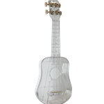 Amahi Clear Plasic Soprano Ukulele