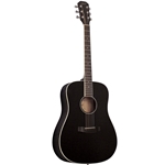 Austin AA25DSBK Dreadnought Acoustic Guitar, Black