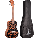 Amahi Panda Mahogany Aztec Concert Ukulele