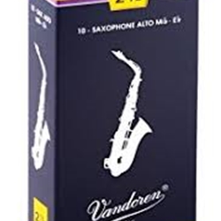 Vandoren Traditional #2.5 Alto Sax Reeds (10 Bx)