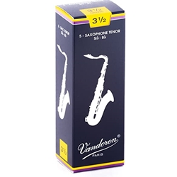 Vandoren Traditional #3.5 Tenor Sax Reeds (5 Bx)