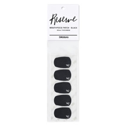 Rico Reserve Mouthpiece Patches, Black 5-Pack, .80mm