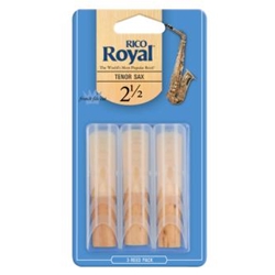 Rico Royal Tenor Sax Reeds #2.5 (3 pk)