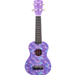 Amahi Tropical Series Mermaid Scale Soprano Ukulele