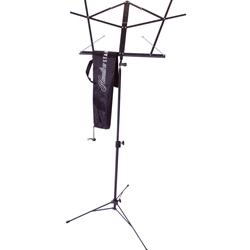 Folding Music Stand with Bag, Black