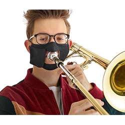 Instrument Mask, Hook and Loop Closure, Black
