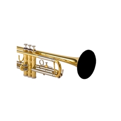 5" Bell Cover Black, Fits Alto Sax, Trumpet