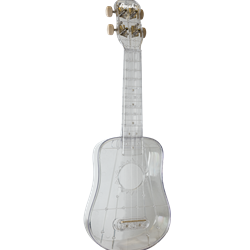 Amahi Clear Plasic Soprano Ukulele