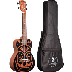 Amahi Panda Mahogany Aztec Concert Ukulele